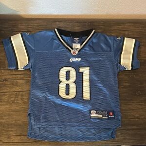 NFL Lions Calvin Johnson kids jersey size 4T